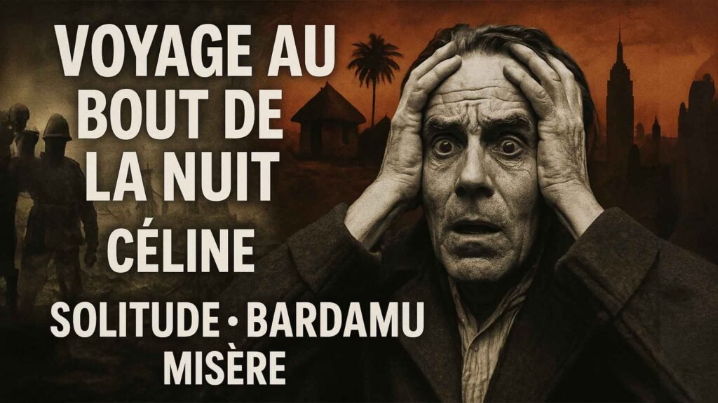Voyage au bout de la nuit de Louis Ferdinand Céline podcast www.podcastalivreouvert.fr