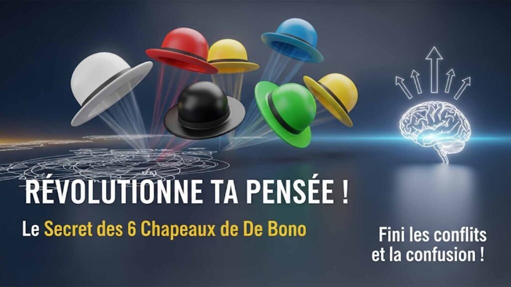podcast les 6 chapeaux de la réflexion www.podcastalivreouvert.fr