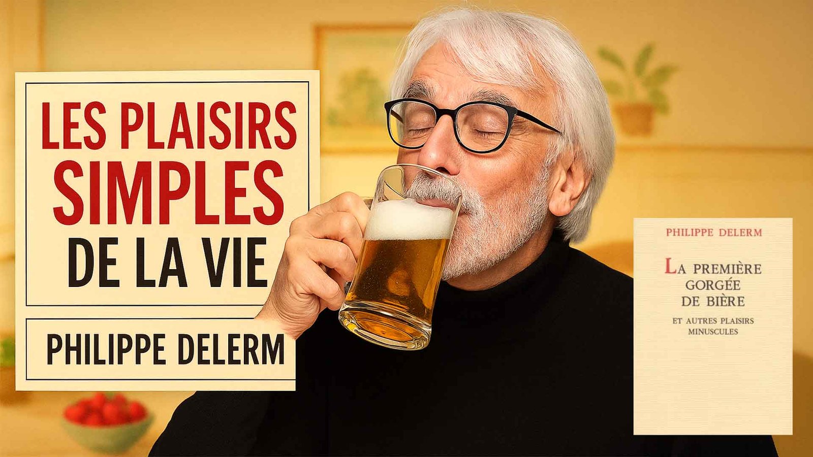Première gorgée de bière et autres plaisirs minuscules, de Philippe Delerm