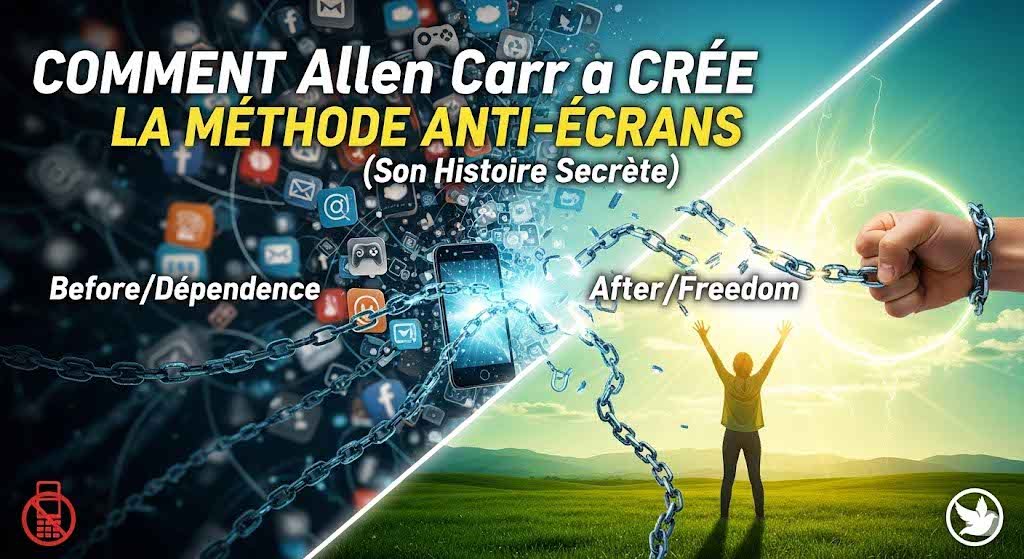 se libérer des écrans par la méthode Allen Carr www.podcastalivreouvert.fr