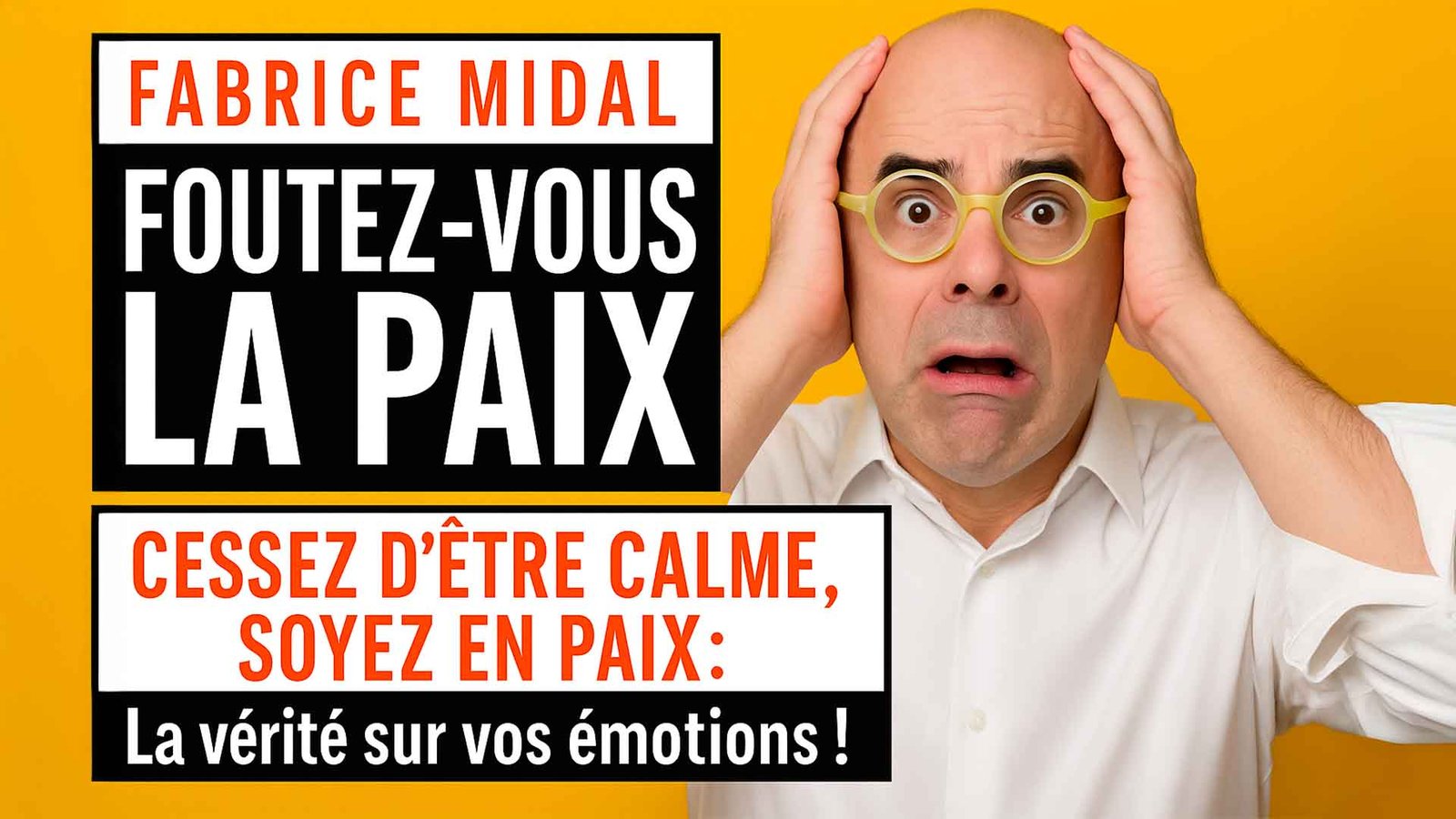 Foutez vous la paix et commencez à vivre, de Fabrice Midal