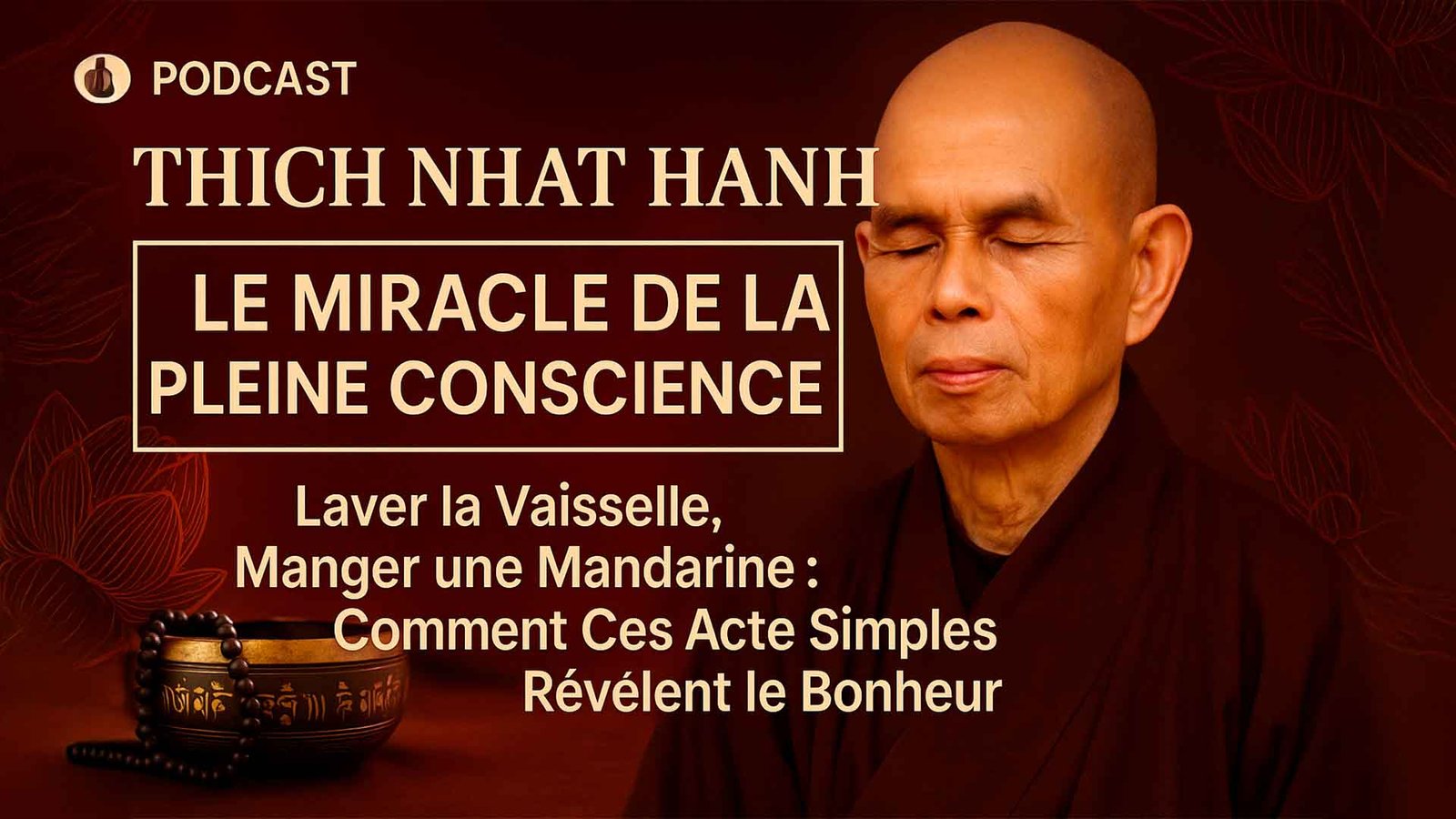 podcast le miracle de la pleine conscience www.podcastalivreouvert.fr
