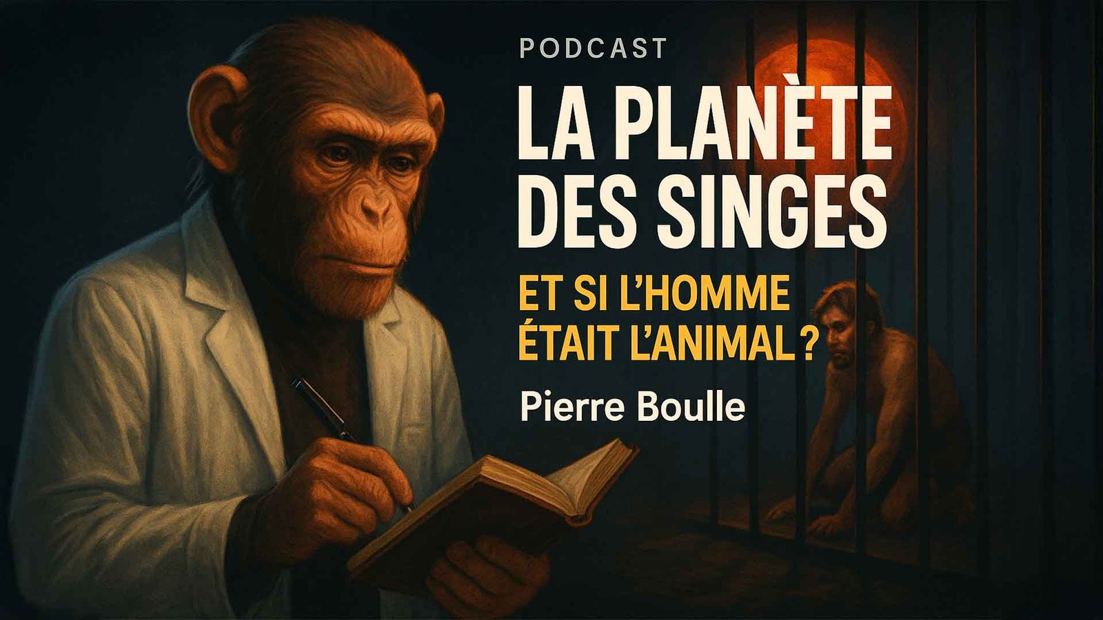 podcast la planète des singes de Pierre Boulle www.podcastalivreouvert.fr