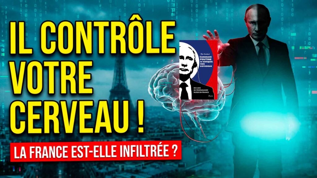 Couverture du livre Comment Poutine a conquis nos cerveaux d'Élie Guckert, Éditions Plon, 2023