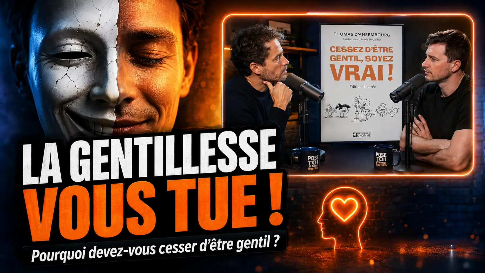 🧠 « Cessez d&rsquo;être gentil, soyez vrai » de Thomas d&rsquo;Ansembourg : sortir du masque de la gentillesse