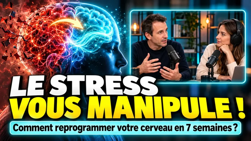 Miniature du résumé vidéo de « Antistress » du Dr David Gourion : le stress vous manipule, reprogrammer son cerveau