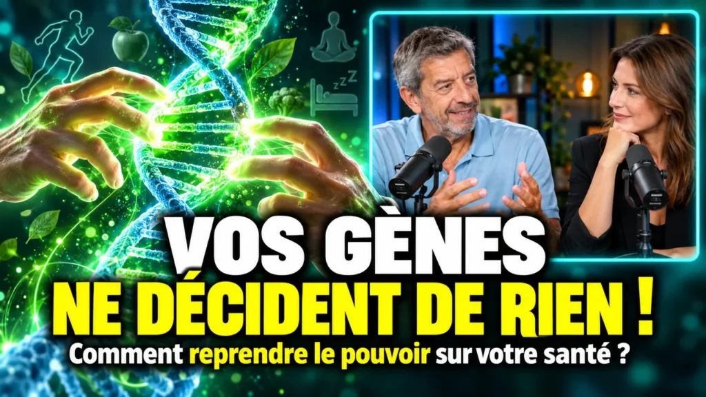 Miniature du résumé vidéo de « Santé, à vous de jouer ! » du Dr Michel Cymes sur l’épigénétique et la longévité